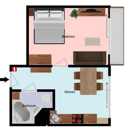 Bright, Modern Flat - Next To The Centre & Bus *